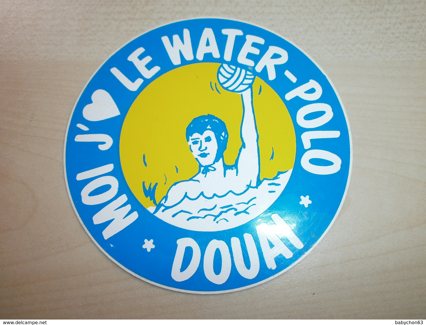 Autocollant MOI J 'AIME LE WATER-POLO   DOUAI - Autocollants