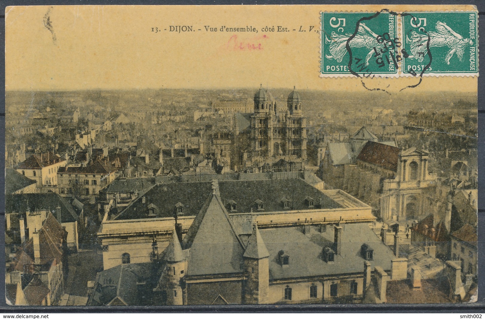 CPA [21] - DIJON - Vue D'ensemble, Côté Est - Dijon