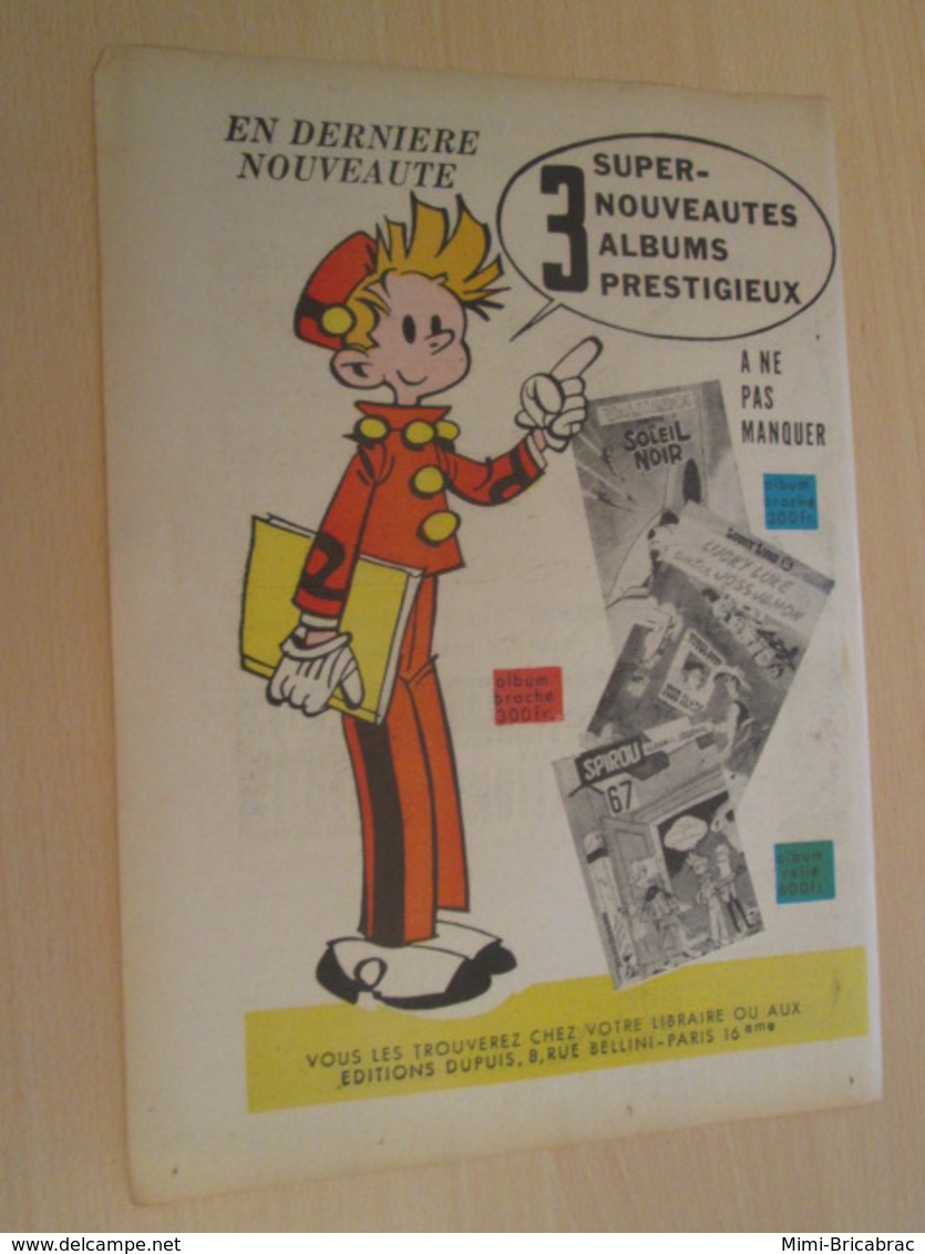 SPI19 SPIROU ANNEES 50/60 1 PAGE : PUBLICITE NOUVEAUX ALBUMS FRANQUIN - Spirou Et Fantasio