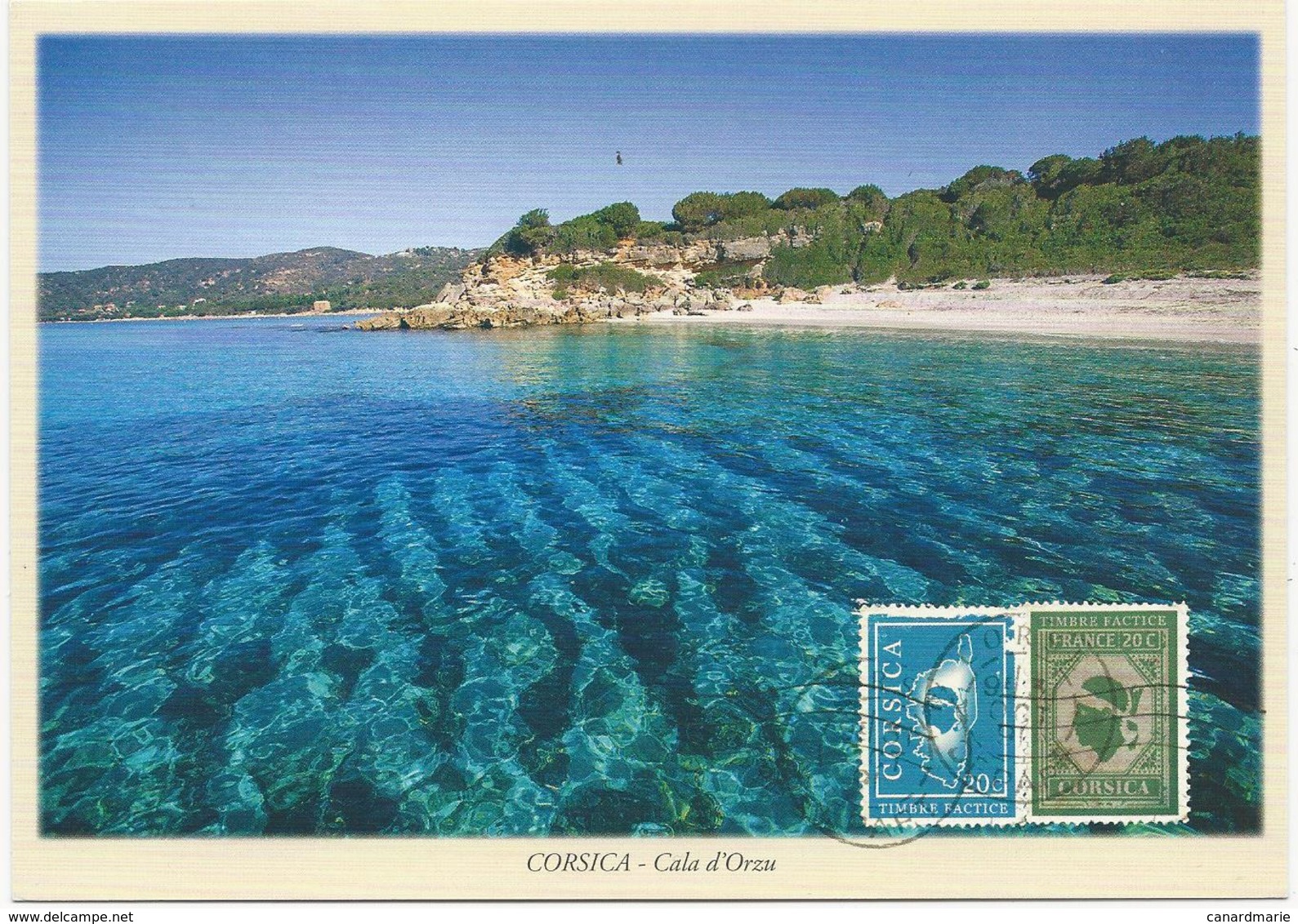 PSEUDO ENTIER AVEC 2 TIMBRES FACTICE CORSICA - Enteros Privados