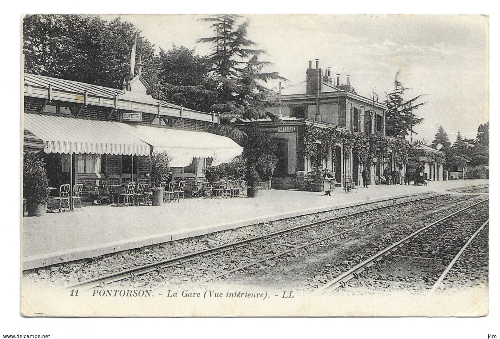 50/ MANCHE... PONTORSON. La Gare ( Vue Intérieure) - Pontorson