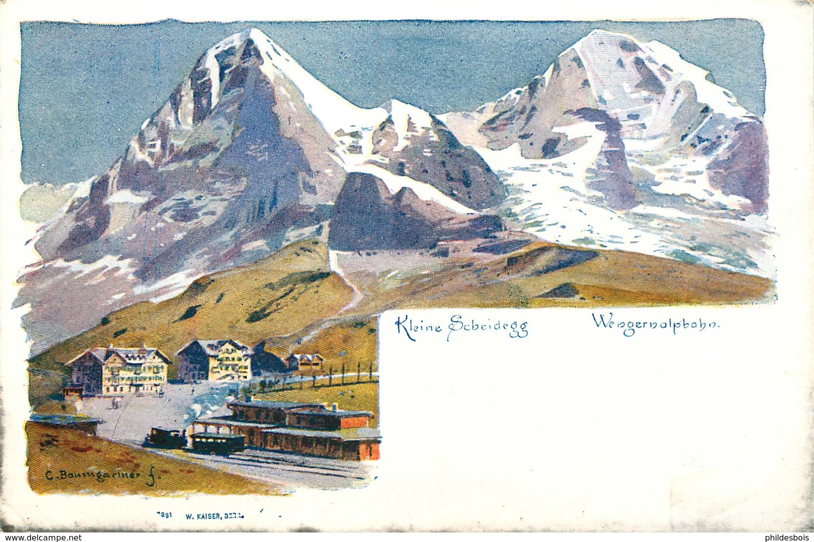 SUISSE  WENGERNALPBABN - Enge