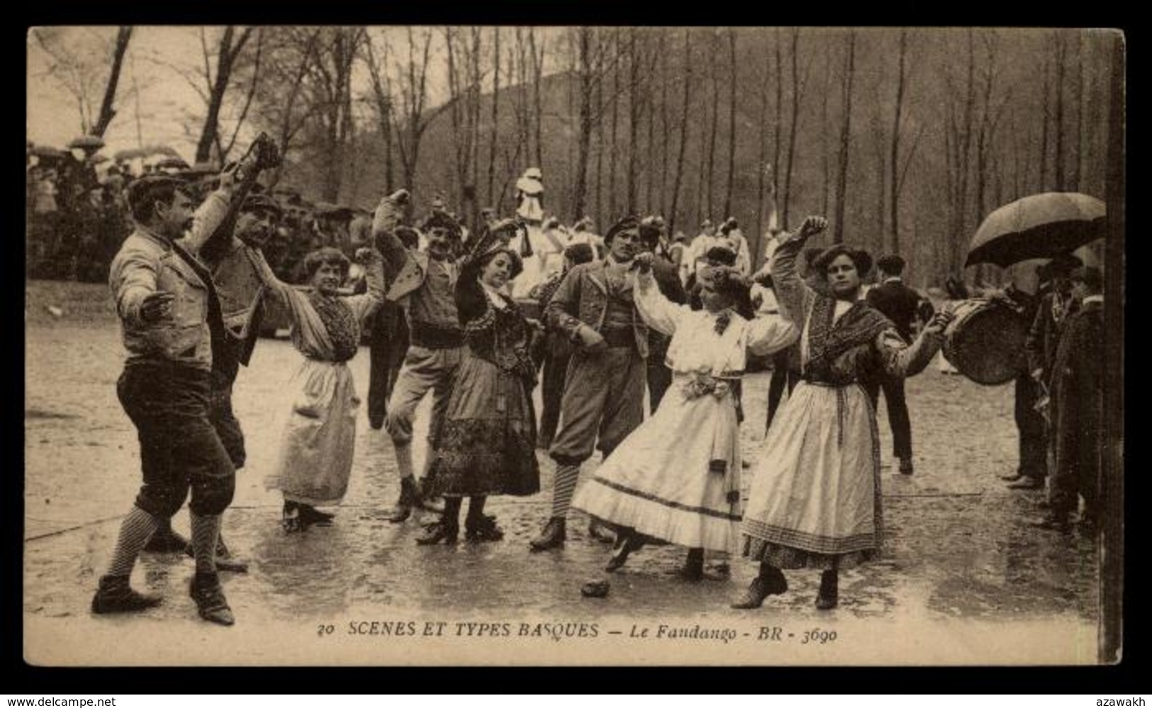 Scenes Et Types Basques Le Fandango Br 3690 #02135 - Autres & Non Classés