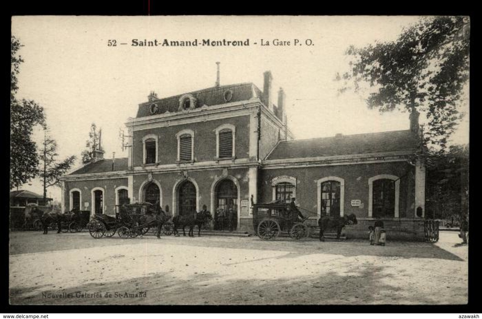 18 - Saint-Amand-Montrond La Gare P.O. Calèches #01755 - Saint-Amand-Montrond