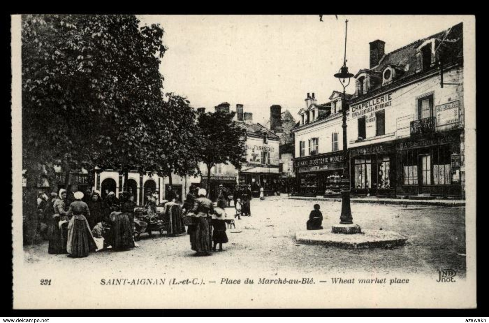 41 - Saint-Aignan Place Du Marché Au Blé Loir Et Cher #01751 - Saint Aignan