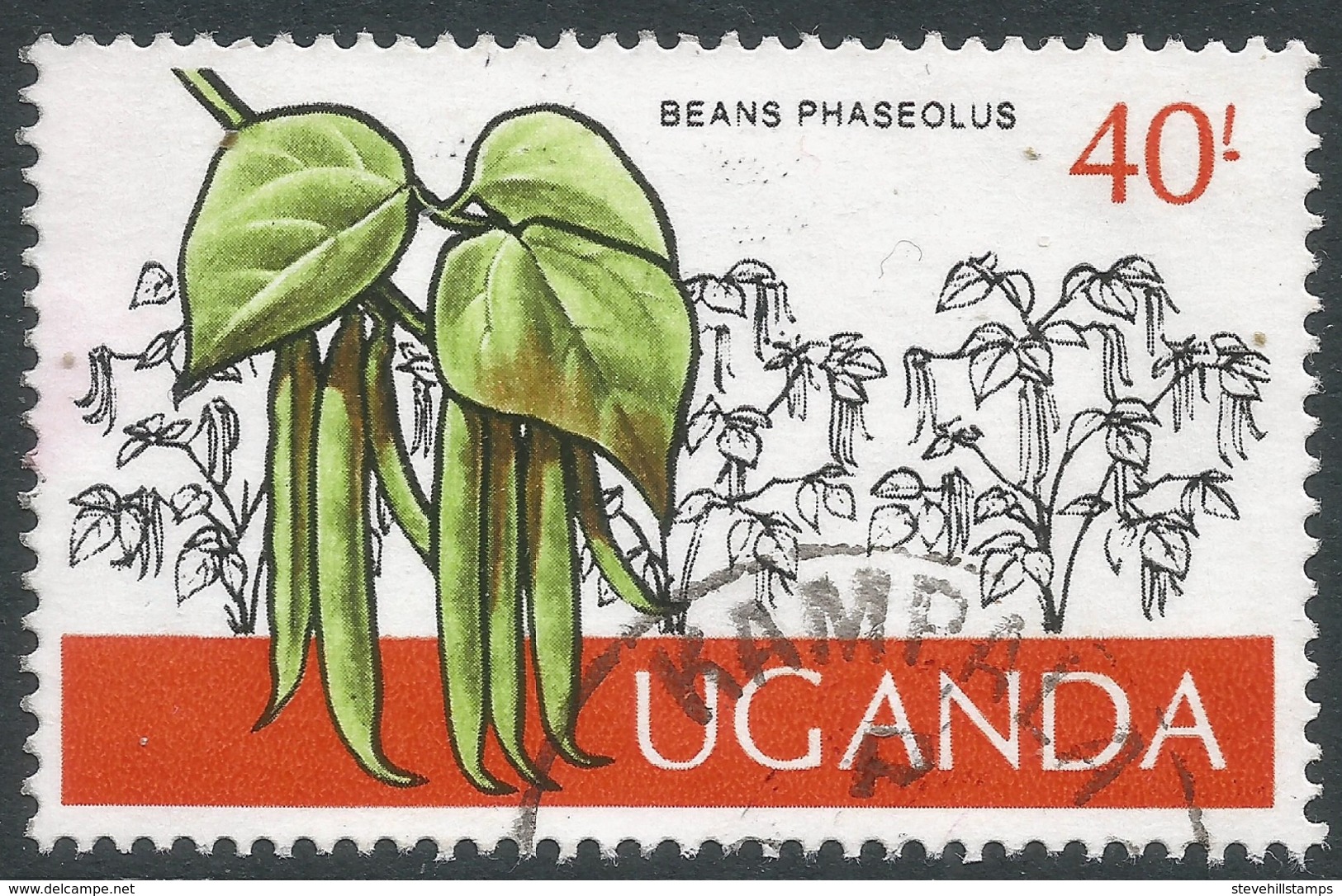 Uganda. 1975 Ugandan Crops. 40/- Used. SG 162 - Uganda (1962-...)