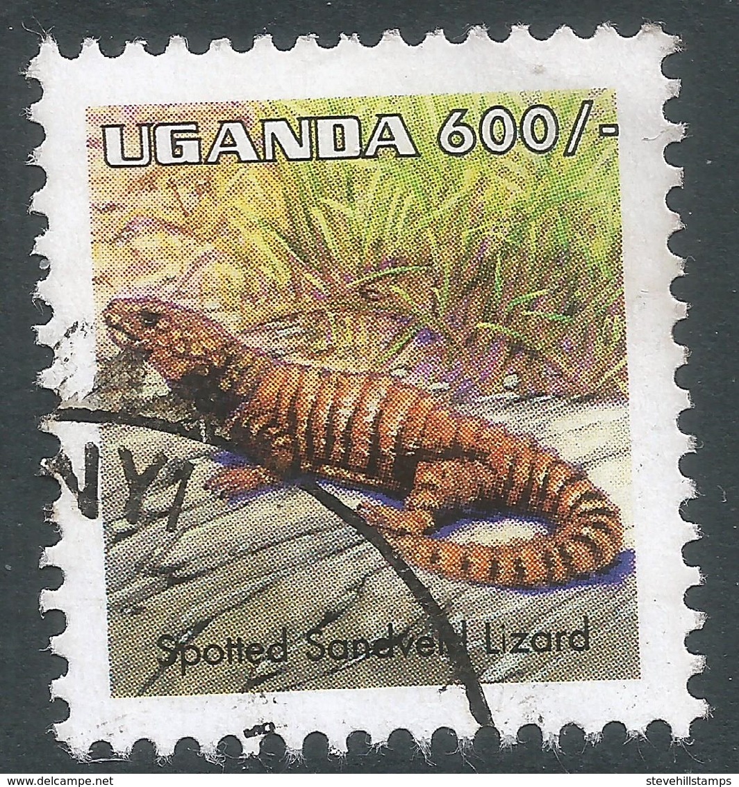 Uganda. 1995 Reptiles. 600/- Used. SG 1520a - Oeganda (1962-...)