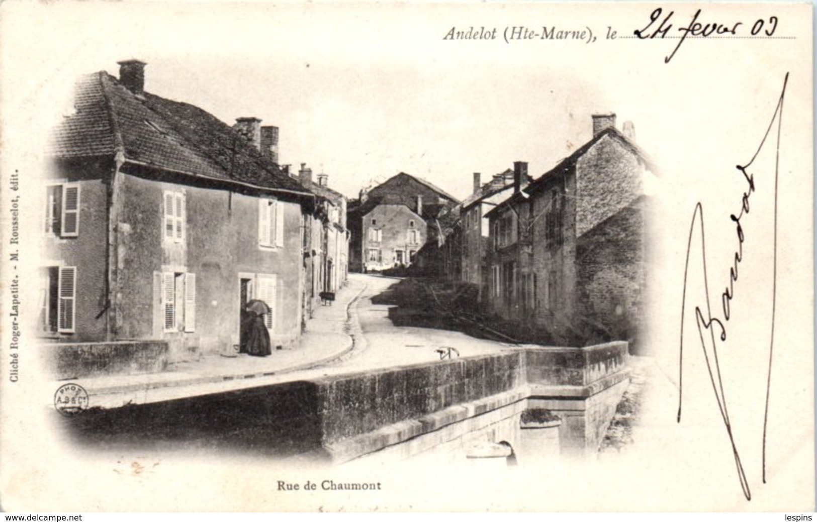 52 - ANDELOT -- Rue De Chaumont - Andelot Blancheville