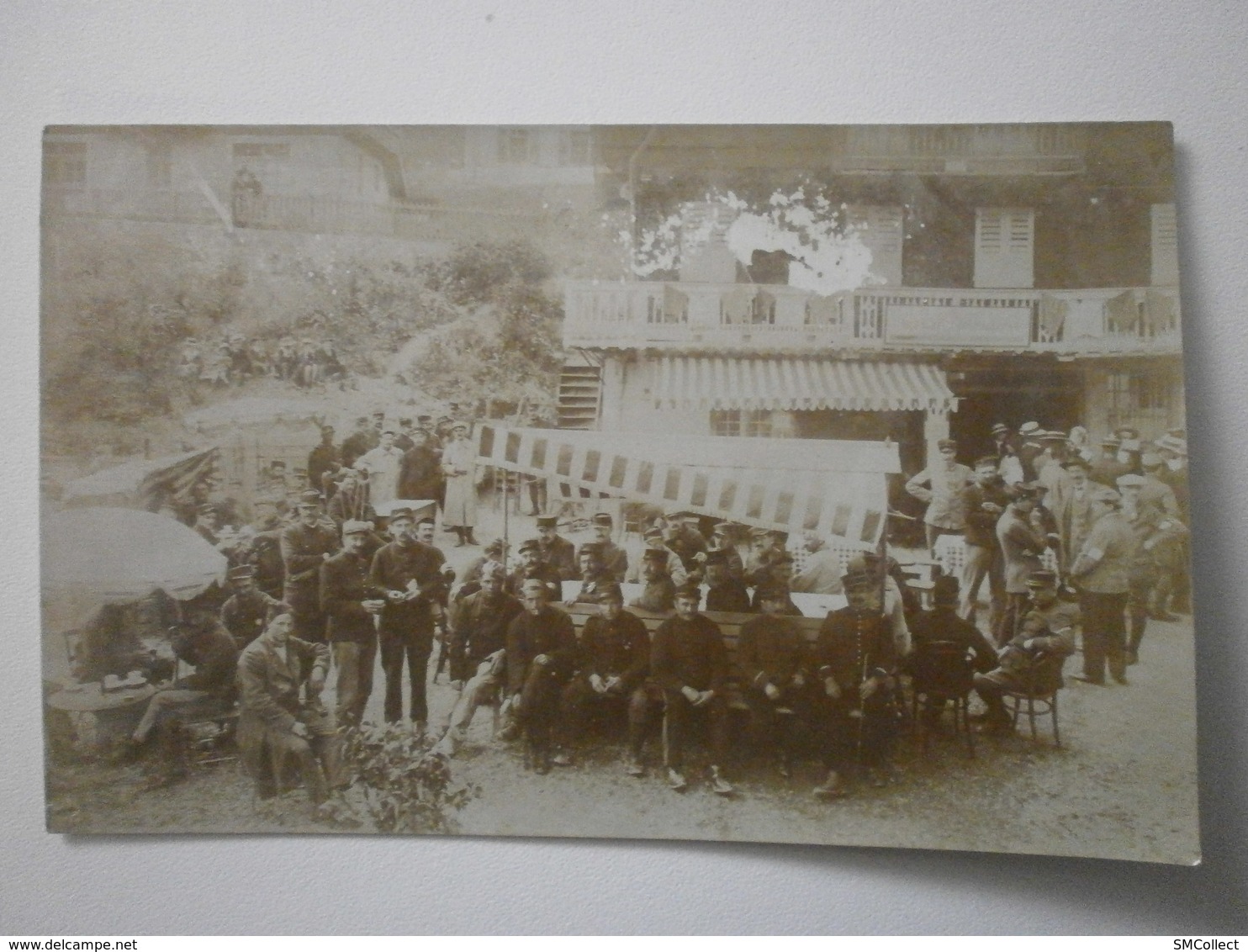 Suisse. Champéry. Carte Photo. Foyer Du Soldat. Prisonniers Français Internés (1571) - Champéry