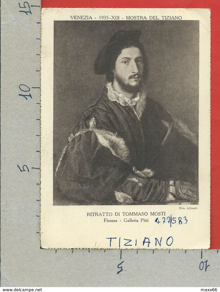 CARTOLINA VG ITALIA - VENEZIA - Mostra Di Tiziano 1935 - Ritratto Di Tommaso Mosti - 10 X 15 - ANN. 1935 - Esposizioni