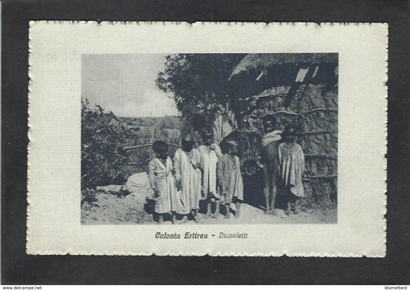 CPA Erythrée Afrique Colonie Italienne Italie Type Ethnic ERITREA Non Circulé Enfant Nu - Erythrée