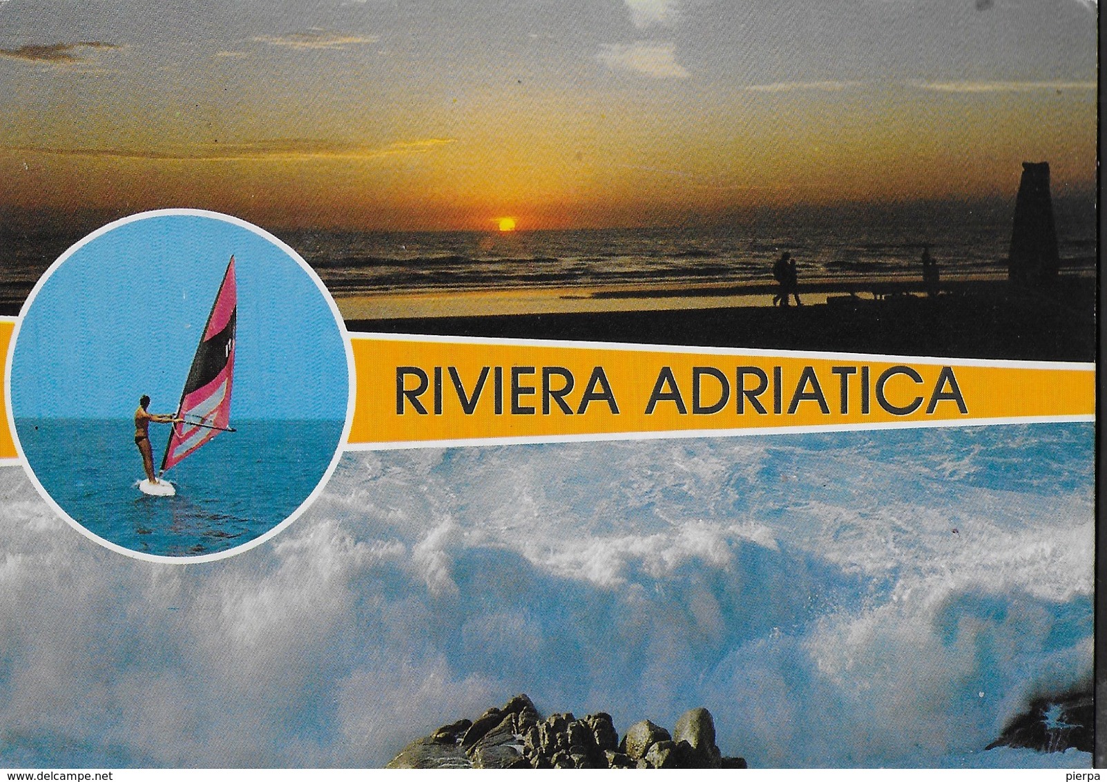 RIVIERA ADRIATICA - VIAGGIATA 1988 PER L'ESTERO (SVIZZERA) - Autres & Non Classés