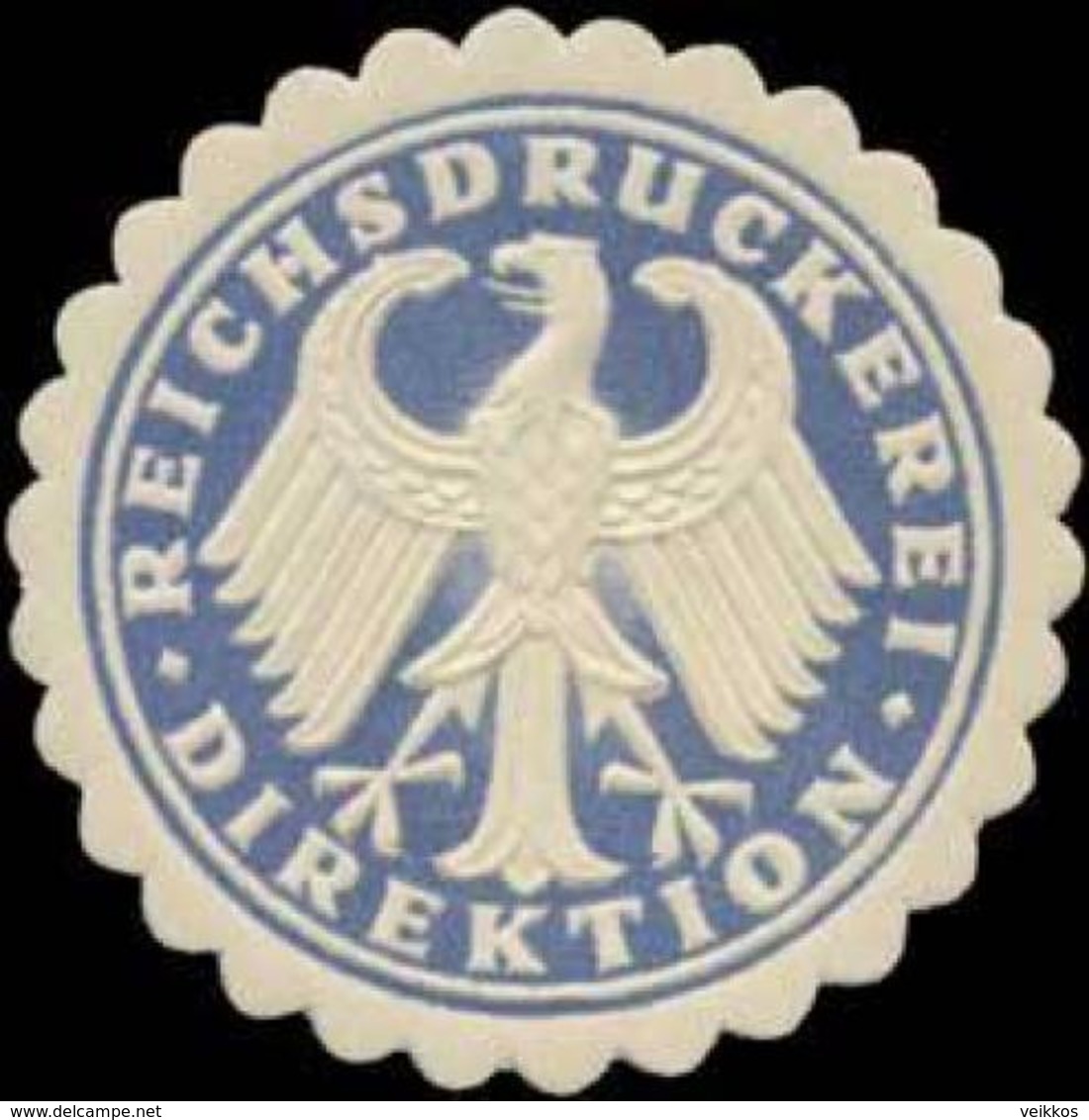 Berlin: Reichsdruckerei Direktion Siegelmarke - Cinderellas