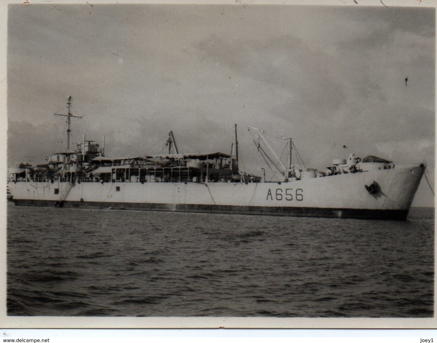 Photo  Navire Atelier Vulcain,Indochine Nlle Calédonie 1955 1957 Format 9/12 - War, Military