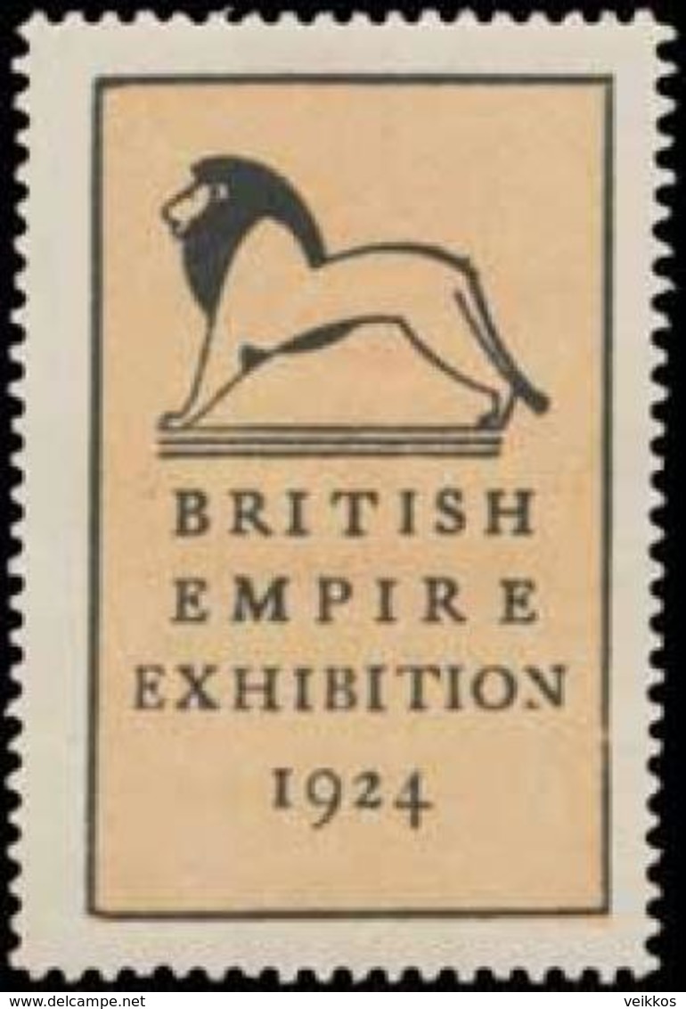 London: British Empire Exhibition Reklamemarke - Erinnofilie
