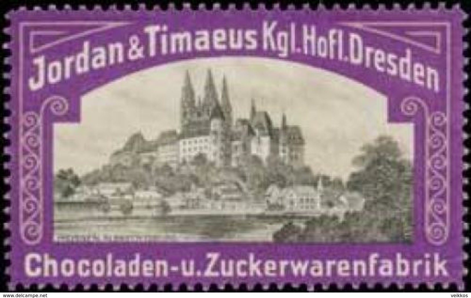 Dresden: Meissen Albrechtsburg Reklamemarke - Erinnofilia