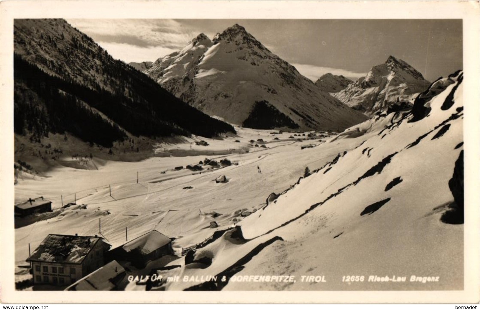 AUTRICHE .. GORFENSPITZE .. 1952 - Galtür