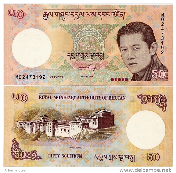 BHUTAN       50 Ngultrum      P-31b        2013      UNC - Bhutan