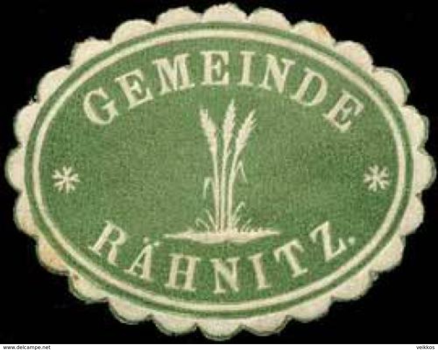 Rähnitz: Gemeinde Rähnitz Siegelmarke - Cinderellas