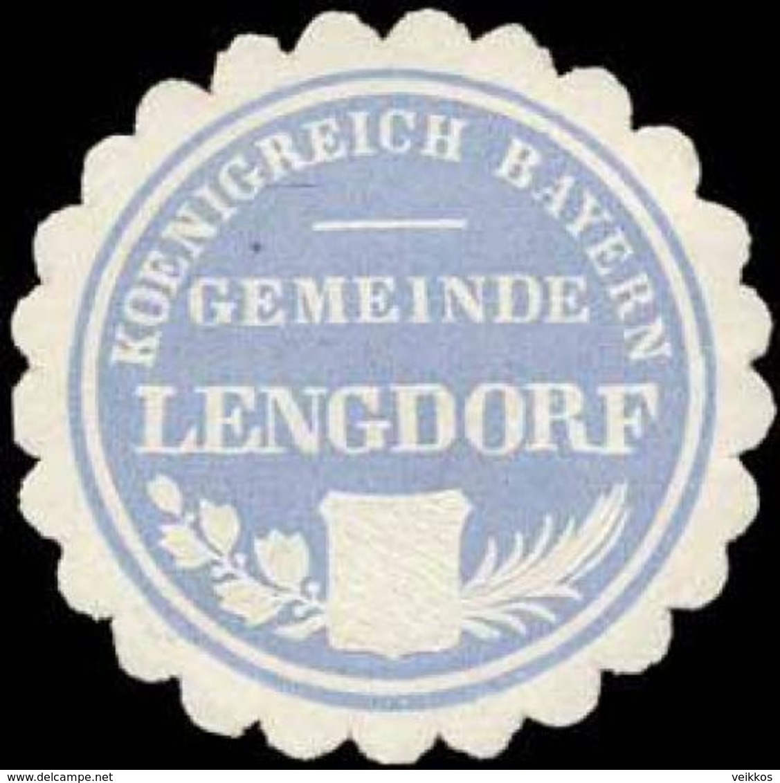 Lengdorf: Koenigreich Bayern Gemeinde Lengdorf Siegelmarke - Cinderellas
