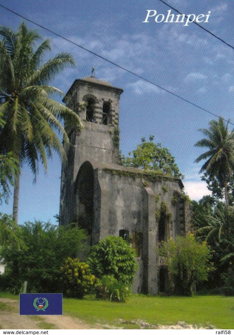 1 AK Insel Pohnpei * Die Deutsche Katholische Missionskirche In Kolonia - Föderierte Staaten Von Mikronesien * - Micronésie