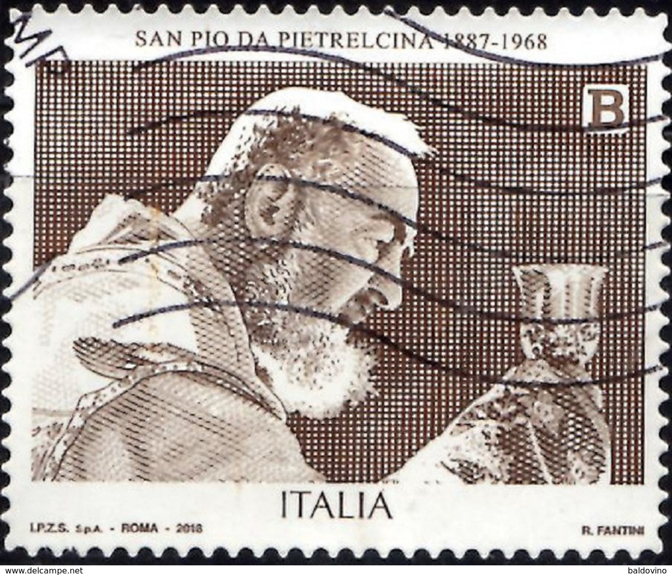 Italia 2018 San Pio Da Pietrelcina - 2011-20: Oblitérés