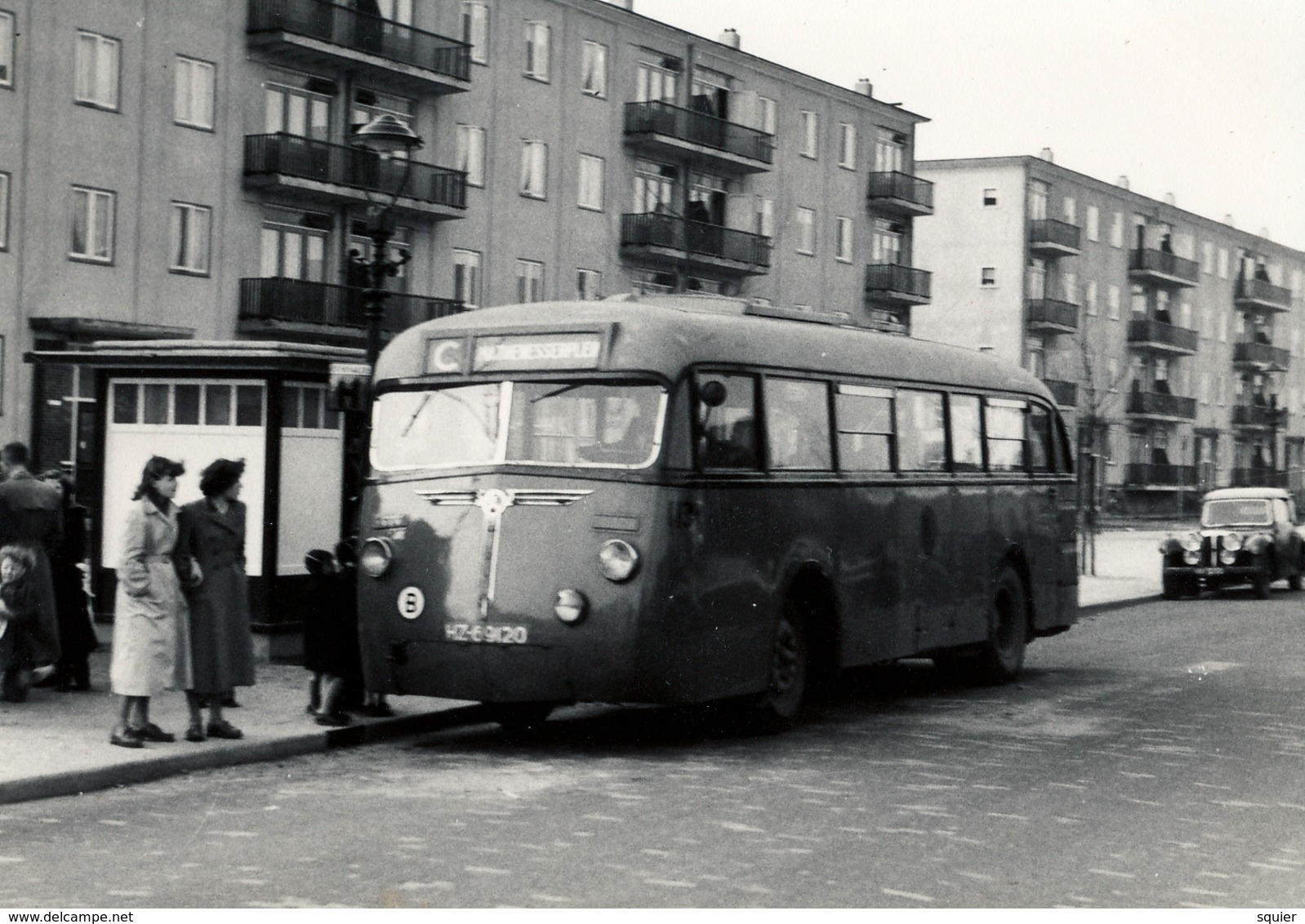 Autobus, RET 113, Kromhout/Verheul, Overschie, Burg. Josselin De Jonglaan, SVA Foto - Auto's