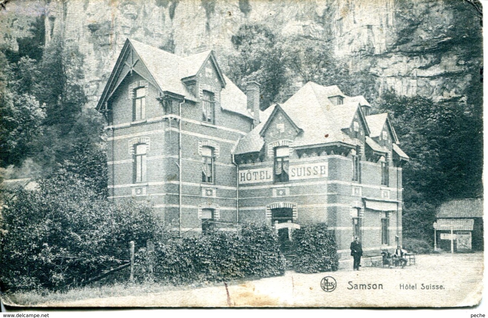 N°72109 -cpa Samson -hôtel Suisse- - Autres & Non Classés