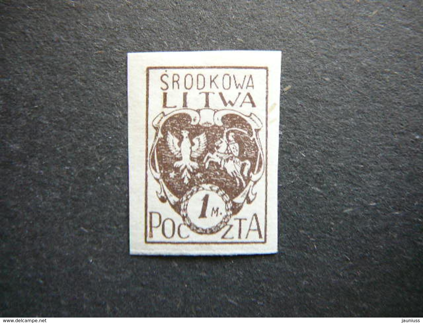 Central Lithuania Lietuva Litauen Lituanie Litouwen # 1921 MH # Mi. 21B - Lithuania