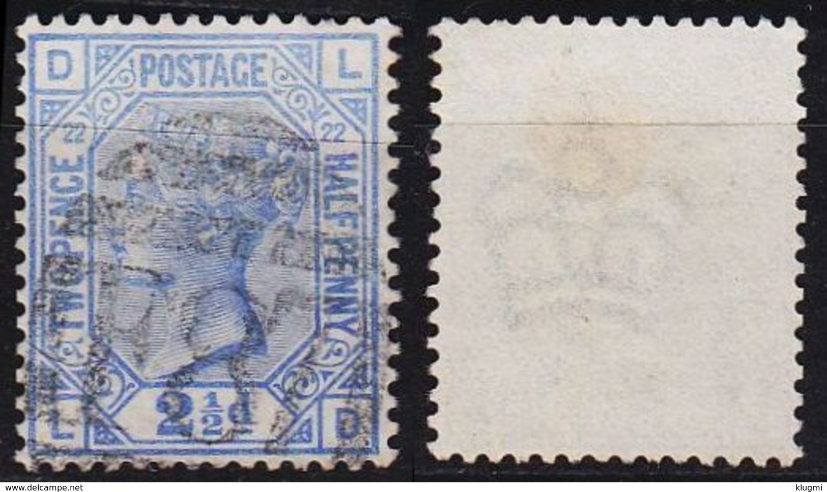 ENGLAND GREAT BRITAIN [1880] MiNr 0059 Platte 22 ( O/used ) [03] - Gebraucht