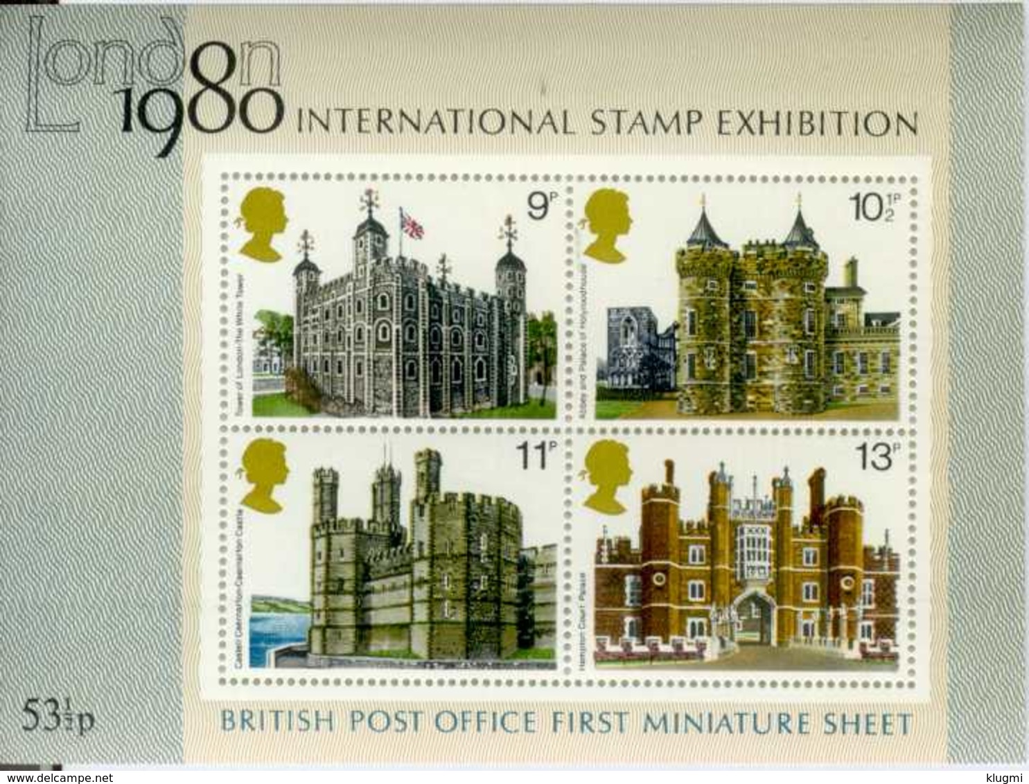 ENGLAND GREAT BRITAIN [1978] MiNr 0760-63 Block 1 ( **/mnh ) - Ungebraucht