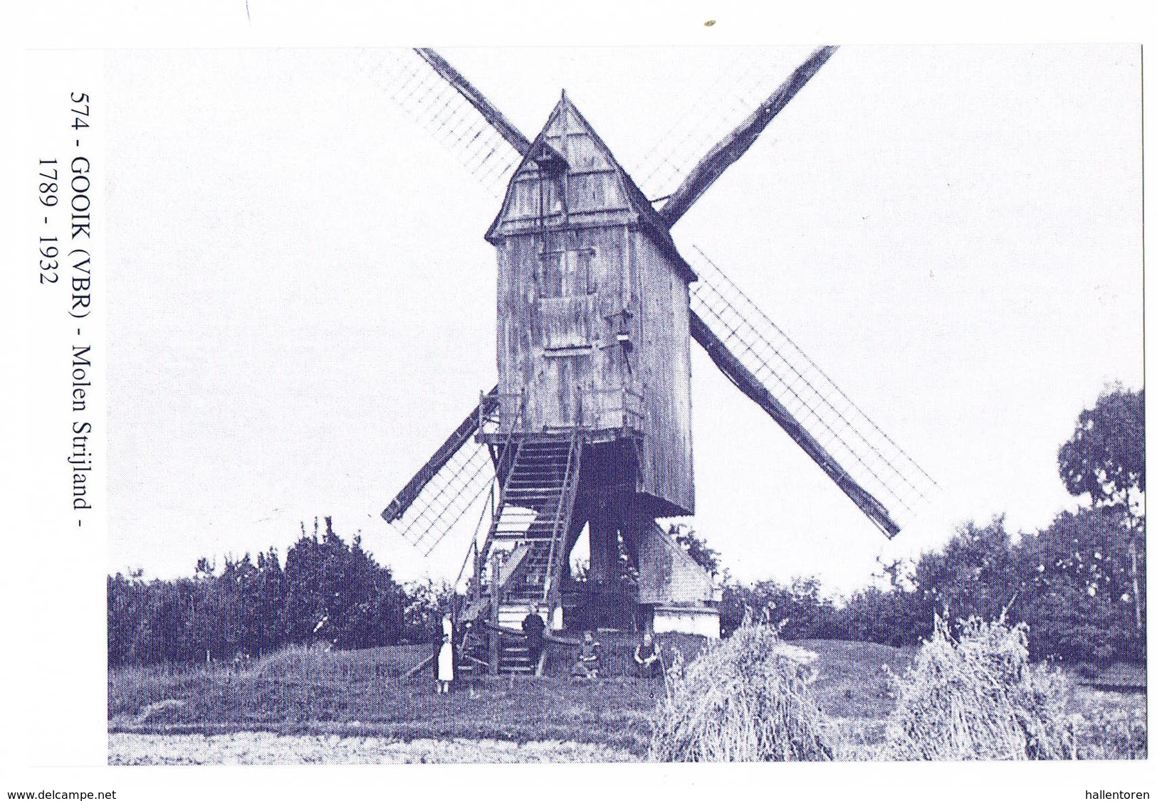 Gooik: Molen Strijland (2 Scans) - Gooik