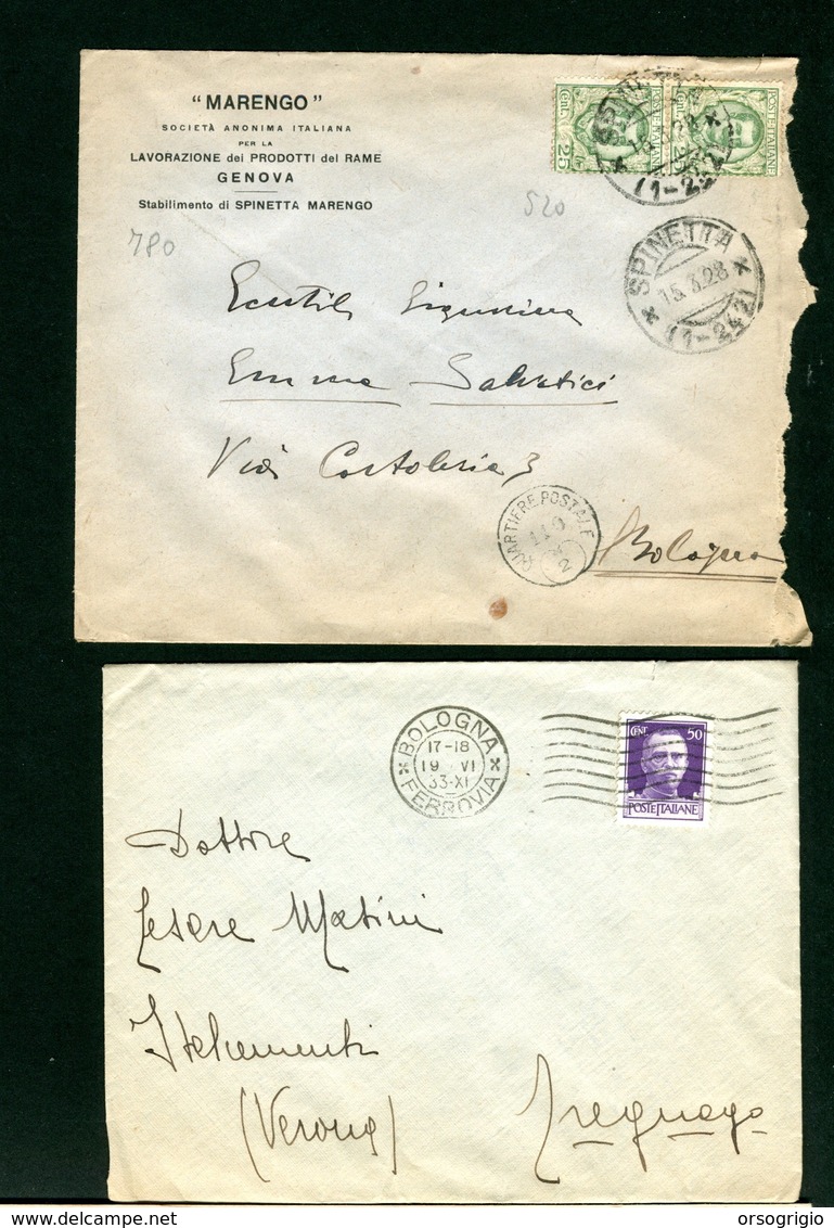 ITALIA - N° 6 Buste Dal 1920 Al 1945 - Storia Postale