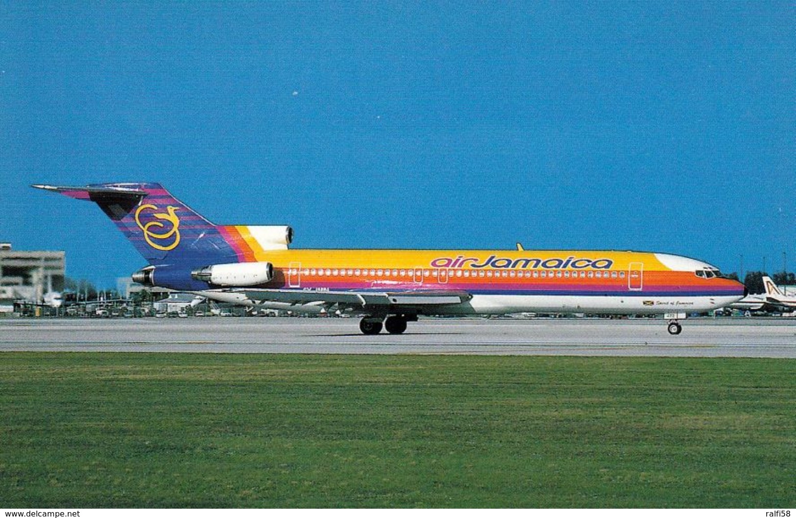 1 AK Airport Flugzeug * Boeing 727-2J0 Of Air Jamaica At Miami 12 / 1994 * - Aerodrome