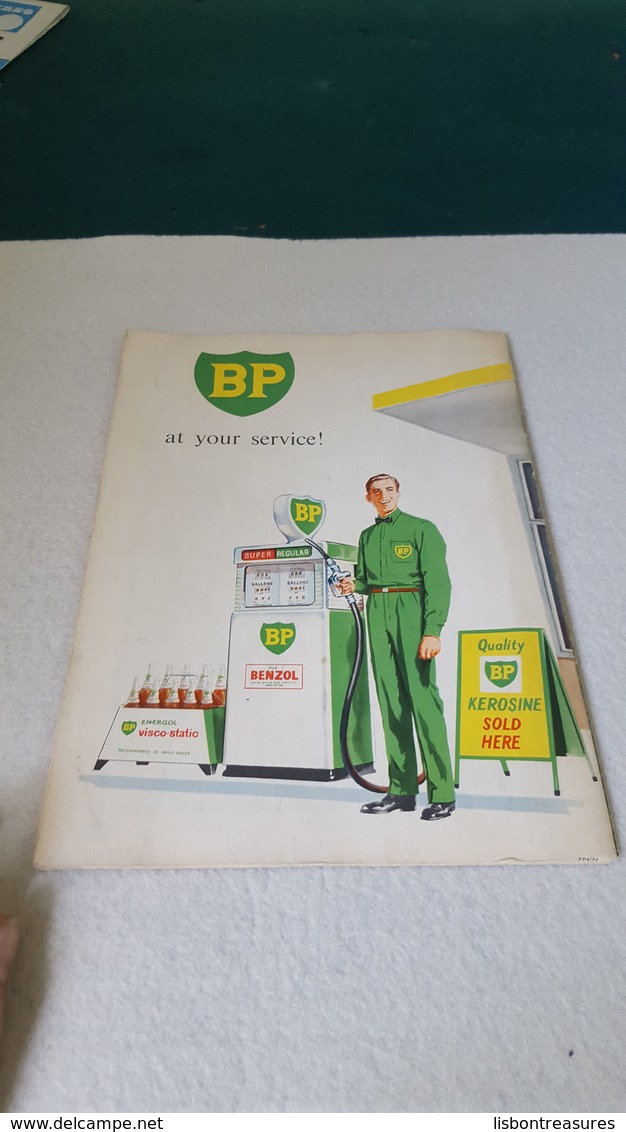 RARE ANTIQUE ROADMAP BOOKLET AUSTRALIA - VICTORIA W/ BP OILS ADVERTISING 60'S - Carte Stradali