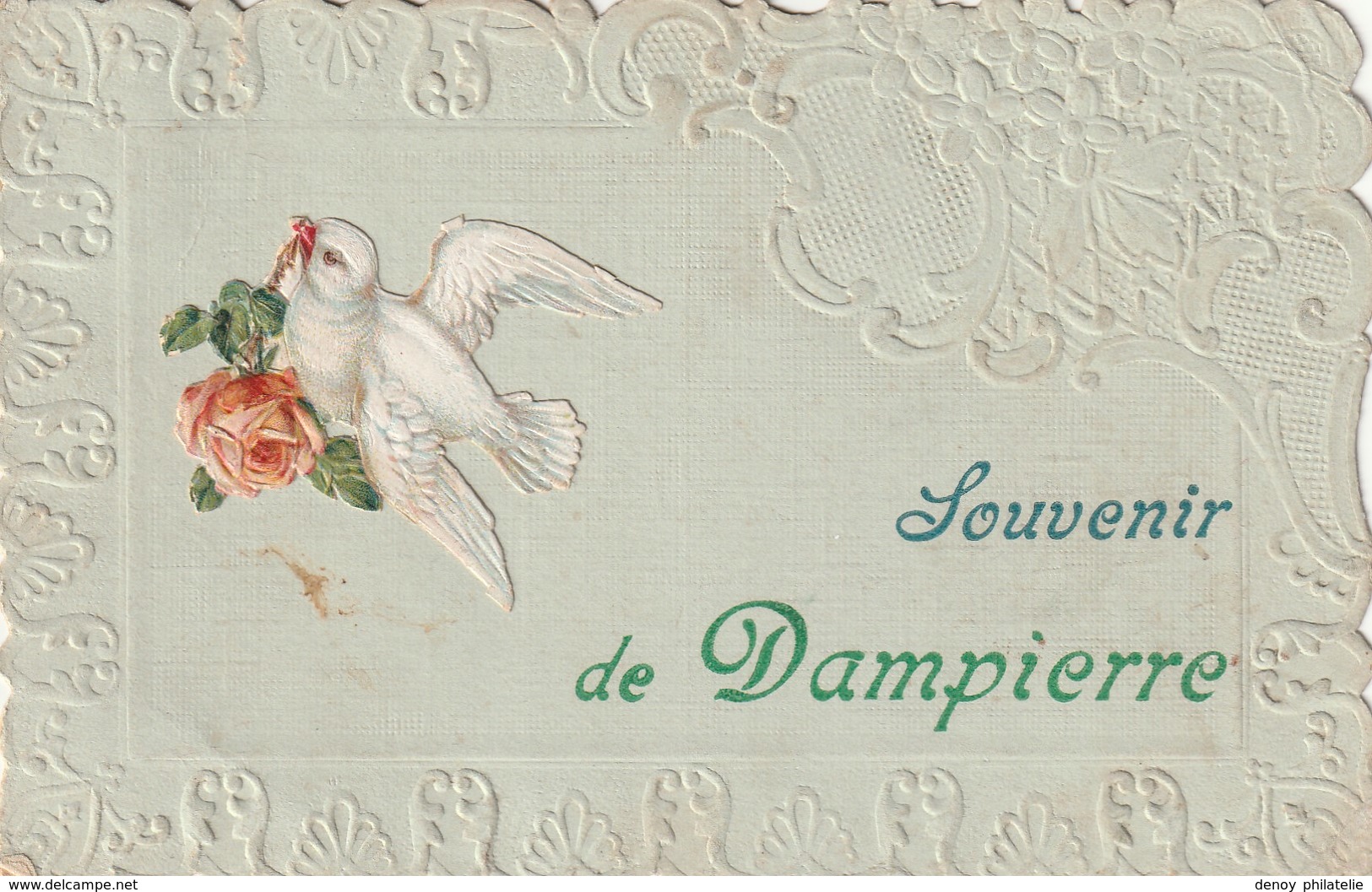 14/ Souvenir De Dampierre - Cachet De Depart Calvados - 1909 - Otros & Sin Clasificación