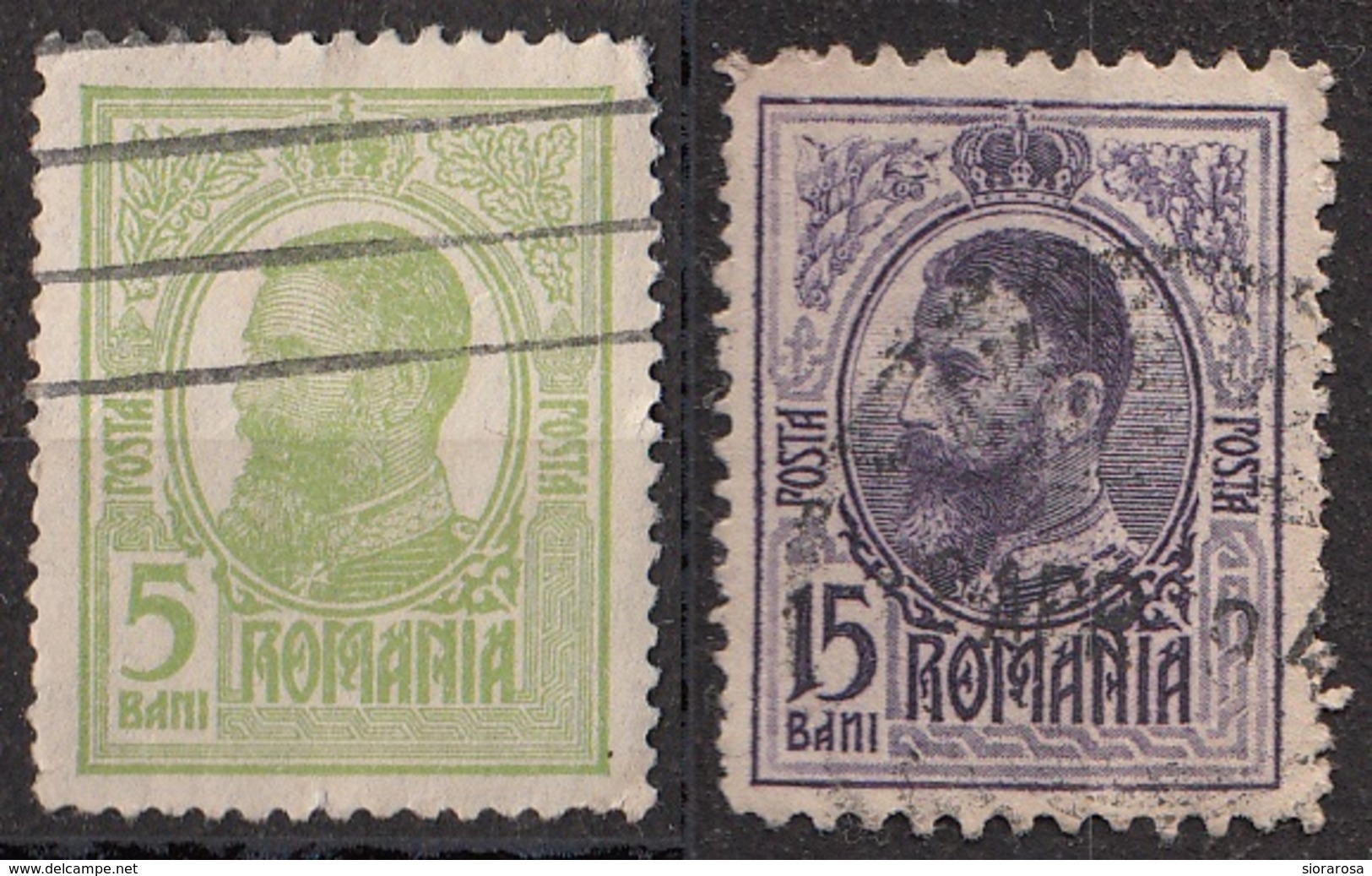 207 Romania 1908 King Carol I Viaggiato Used - Nuovi