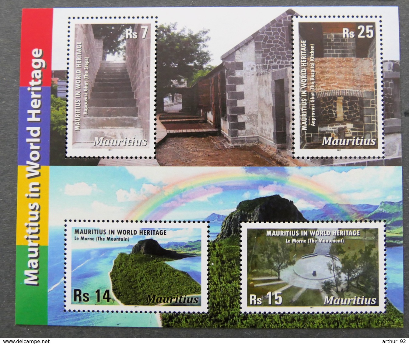 ILE MAURICE - MAURITIUS - 2010 - YT BF 31 ** - PATRIMOINE MONDIAL - Mauritius (1968-...)