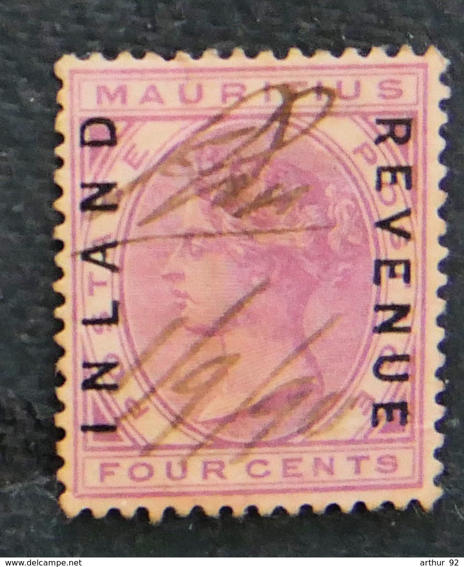 ILE MAURICE - MAURITIUS - 1889 - FISCAUX ET POSTAUX - N° 2 - Mauritius (1968-...)