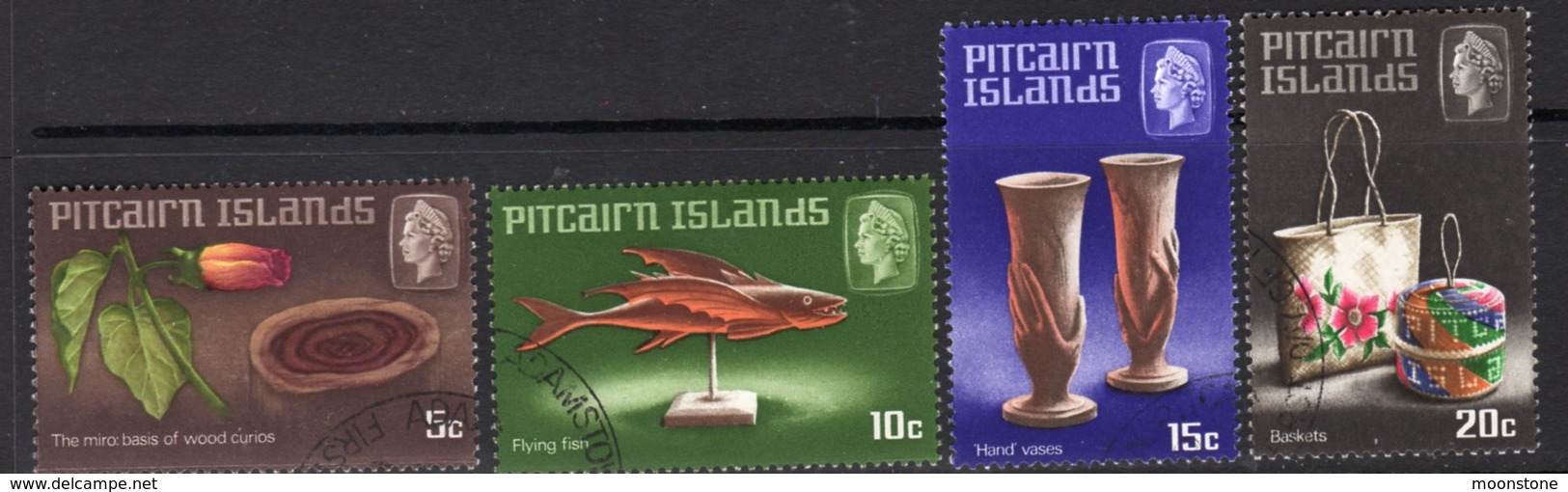 Pitcairn QEII 1968 Handicrafts I Set Of 4, Used, SG 88/91 - Pitcairn