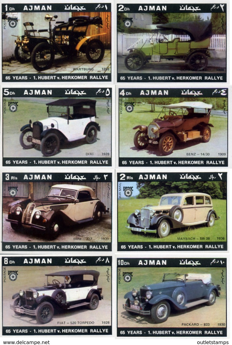 Ref. 19010 * NEW *  - AJMAN . 1970. VINTAGE CARS. AUTOMOVILES ANTIGUOS - Ajman