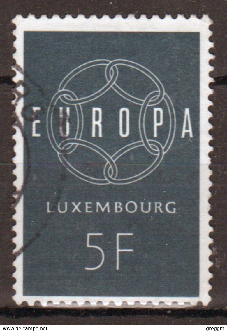 Luxembourg 1959 Single 5f Commemorative Stamp Celebrating Europa. - Used Stamps