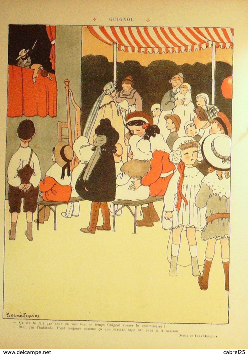 REVUE "LE RIRE"-1909-356-Dessin GENTY HEMARD POURIOL ESQUIUS GUILLAUME,DELAW - 1900 - 1949