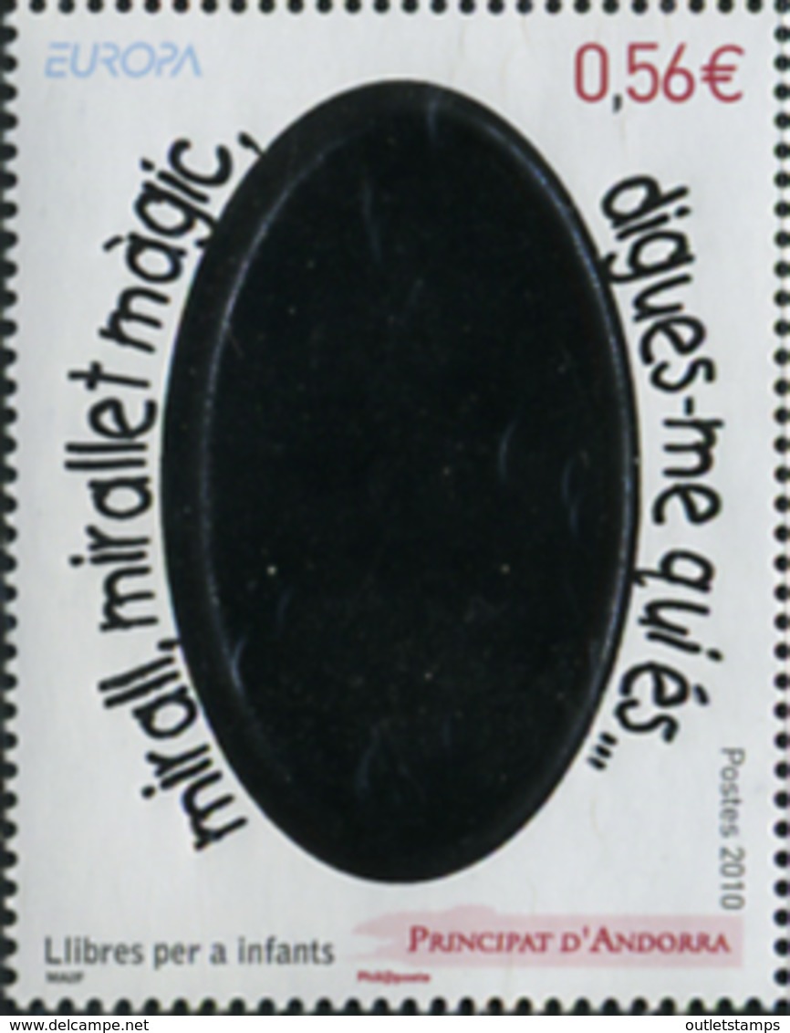 Ref. 250365 * NEW *  - ANDORRA. French Adm. . 2010. EUROPA CEPT. CHILDREN'S BOOKS . EUROPA CEPT 2010 - LIBROS INFANTILES - Unused Stamps