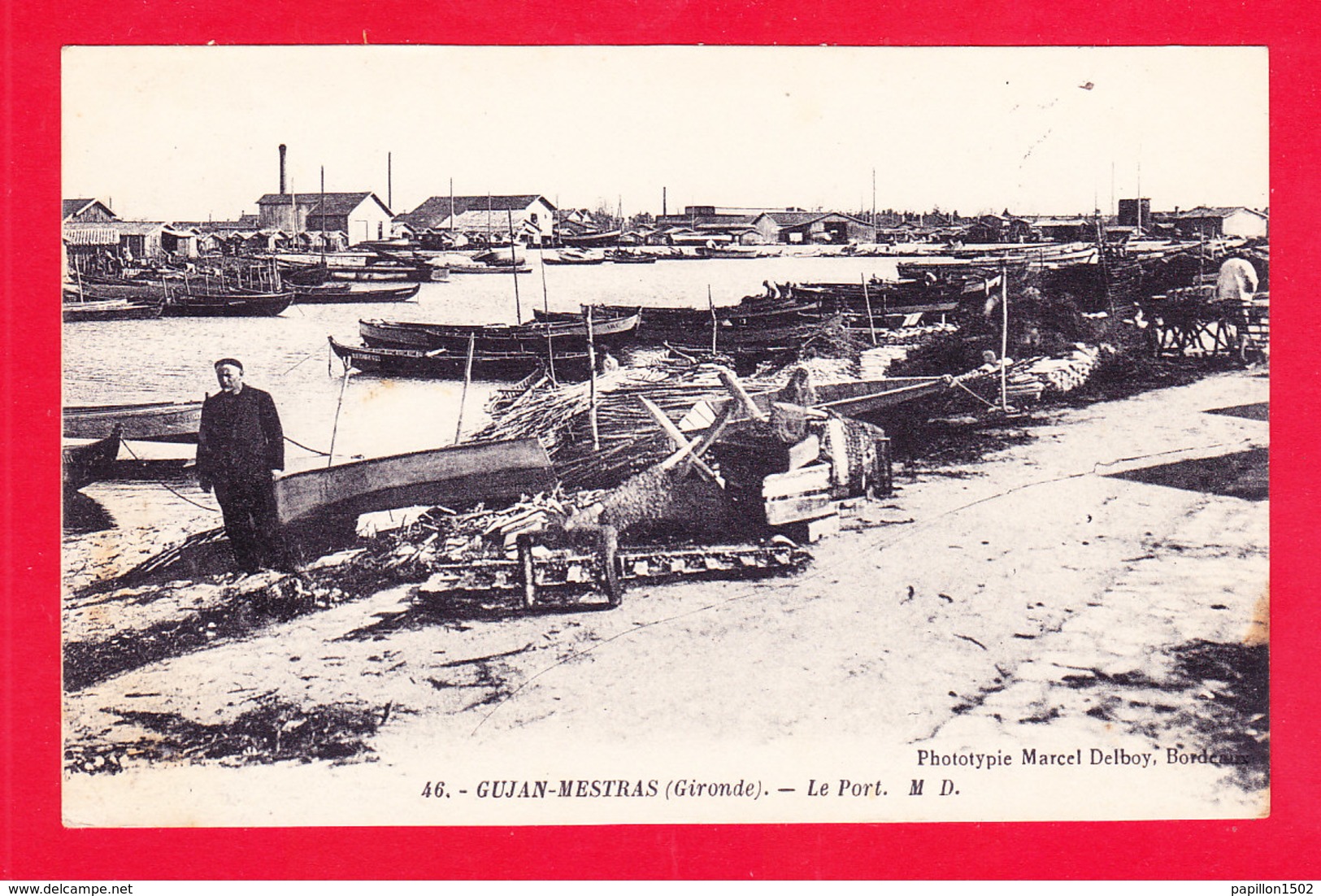 F-33-Gujan Mestras-06A83  Le Port, Cpa BE - Gujan-Mestras