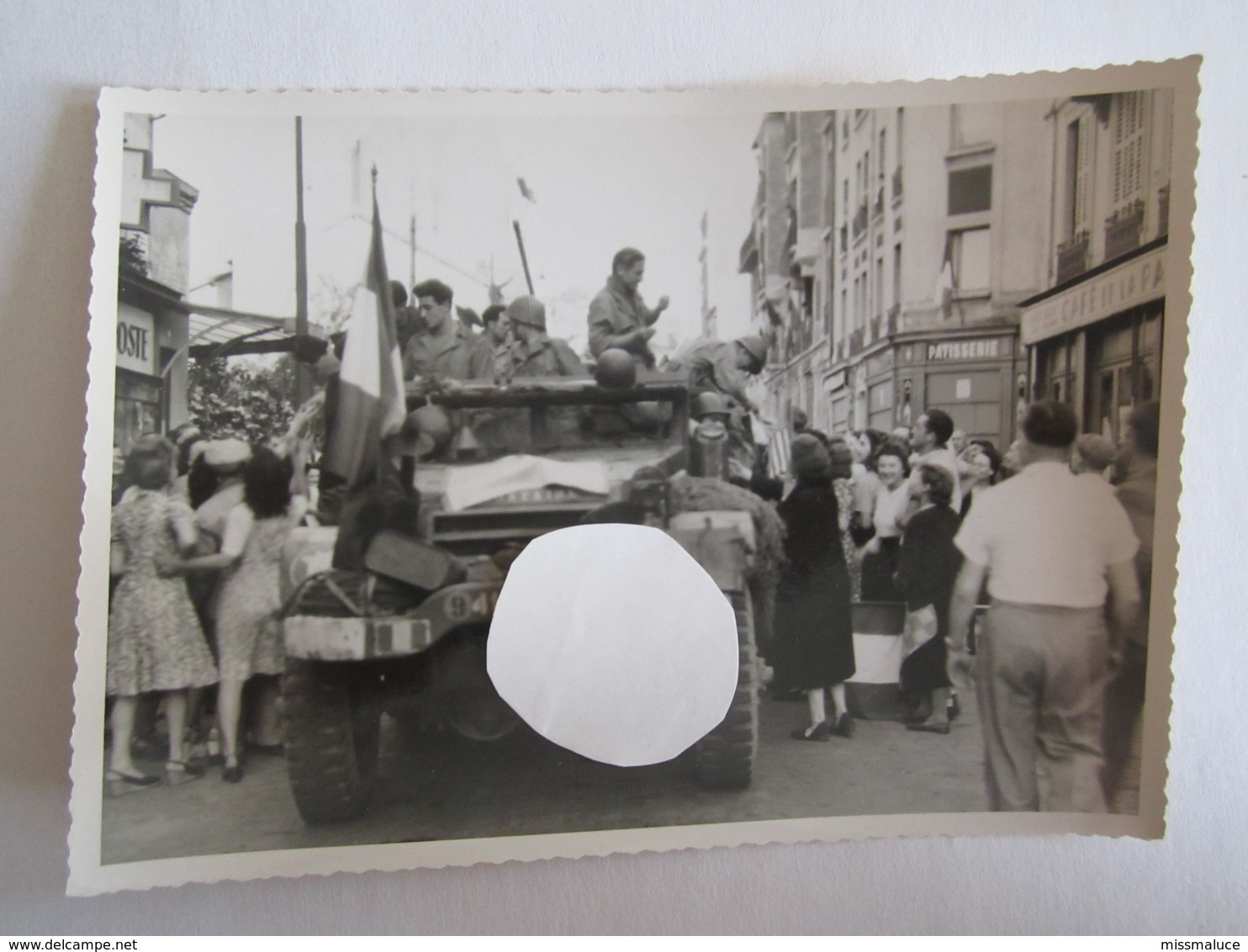 Militaire Militaria Photo Photos Véhicule Américain Libération France 1944 Clamart Chevreuse Villacoublay - War, Military