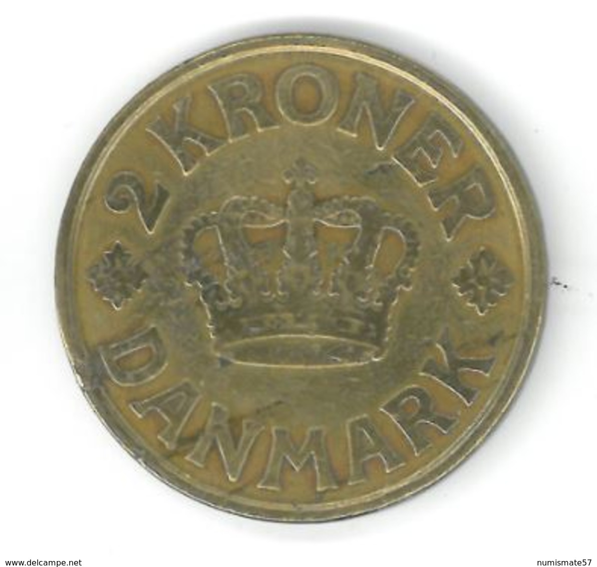 DANEMARK - 2 KRONER 1925 - Danemark