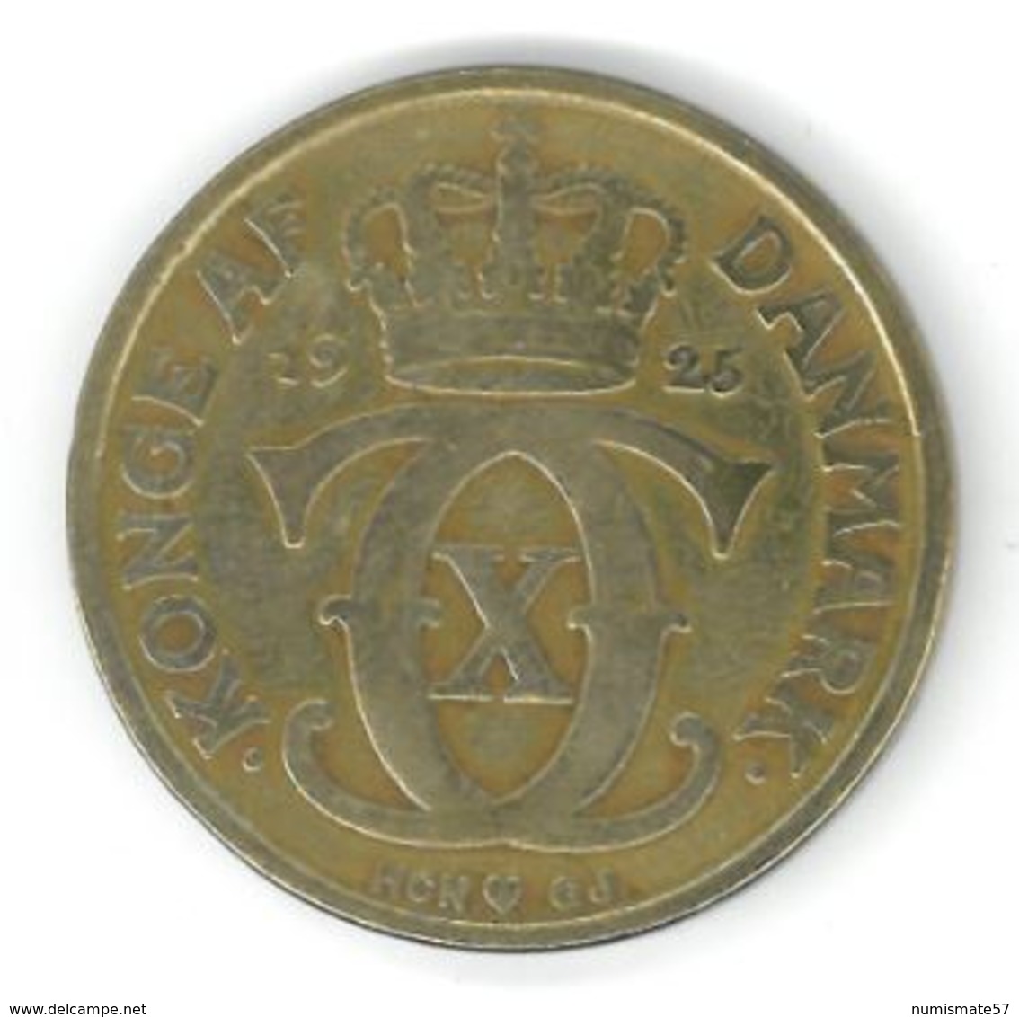 DANEMARK - 2 KRONER 1925 - Danemark