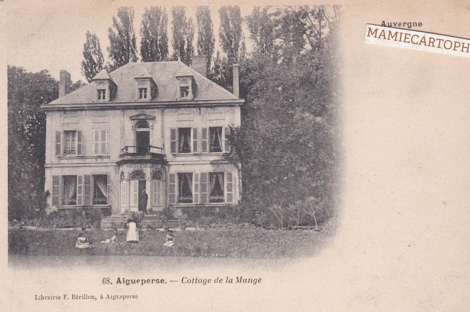 AIGUEPERSE - Dépt 63 - Cottage De La Mange  - 1905 - Aigueperse