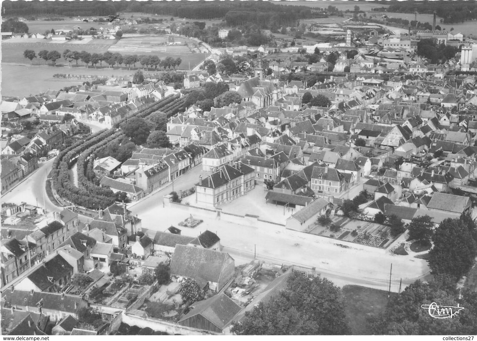 77-BRAY-SUR-SEINE- VUE AERIENNE - Bray Sur Seine